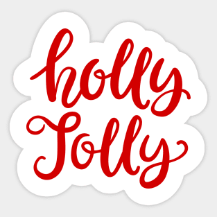 Holly Jolly Sticker